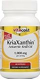 Vitacost KriaXanthin Antarctic Krill Oil with Natural Astaxanthin -- 1000 mg per serving - 60 Softgels