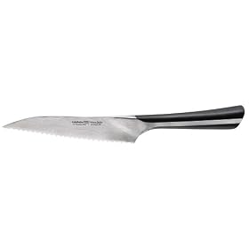 Calphalon Katana Stainless-Steel 5-1 2-Inch Serrated Utility Knife by Calphalon
