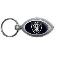 NFL Raiders Football Flashlight Key ring
