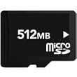 Micro SD / Transflash Memory Card with Adapter, 512MB