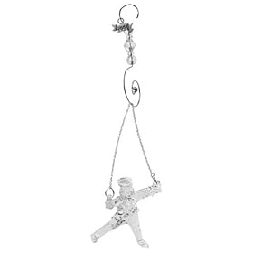 Waterford Crystal 12 Days of Christmas 10 Lords A Leaping Ornament