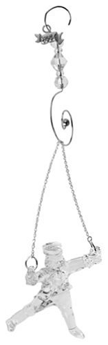 Waterford Crystal 12 Days of Christmas 10 Lords A Leaping Ornament