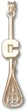 Cornell Big Red Bears 'Lacrosse Stick with C' Pendant - 14KT Gold Jewelry