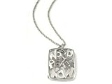 Sterling 'World Peace Now' Pendant by M2 Designs by Mary Margrill