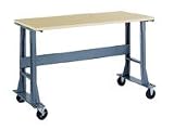60 X 36 Mobile Workbench W/Fixed Flared Legs