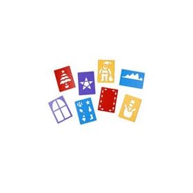 Christmas Card Making Stencils (Set of 8)