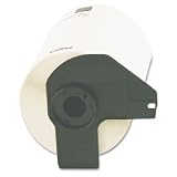 Brother 4 x 6 Inch Die Cut White Paper Labels 200 Count (DK1241)