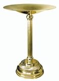Winged Aquatics Brass Bird Bath-Natural Brass