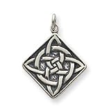 Sterling Silver Celtic Charm - JewelryWeb