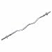 Threaded Solid Chromed E-Z Curl Bar