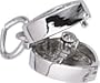 Rembrandt Charms Ring Box Charm, 14K White Gold