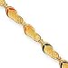 14k 3-D Enameled Single Flip-Flop Bracelet - 7.25 Inch - Lobster Claw - JewelryWeb