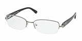 Prada Women's 52n Gunmetal / Black Frame Metal