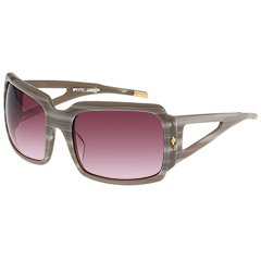 Click here to buy Gracey Sunglasses In Grey Horn-Merlot Fade By Spy by SPY.