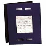 Oxford 10072 Laserview Imperial Single-Pocket Portfolios With Window, Blue, 10/Pack