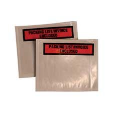Quality Park 46894 Top-print front self-adhesive packing list envelopes with clear window, 100/box