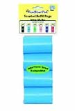 Pet Supplies : 5Star Coreless Scented Dog Walking Poop Bags Blue 60 Count