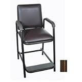 Drive Medical Deluxe Hip High Chair with Comfortable Padded Seat, Brown Vein
