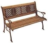 Outdoor Living : DC AMERICA Kingsport Cast Iron Park Bench