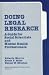 Doing Legal Research: A Guide for Social Scientists and Mental Health Professionals (Applied Social Research Methods)