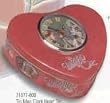 Tin Man Clock Heart Tin