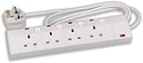 4Way extension Lead White MM22294