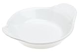 Pillivuyt Miniature 3 inch Round Eared Dish, White