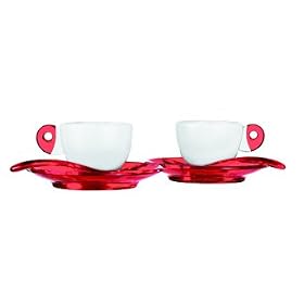 Guzzini Set of 2 Espresso Cups - Red