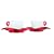 Guzzini Set of 2 Espresso Cups - Red