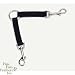 Coastal Pet Nylon Leash Coupler for Walking Two Dogs (Black, 18 inch L x 5/8 inch W)