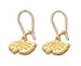 Philadelphia Eagles Team Logo Earrings In 14kt Gold
