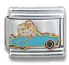 Clearly Charming Hello Kitty Driving Her Car Cat Animal Theme Licensed Charm Bracelet