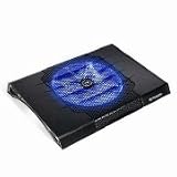 21HSf1TuDLL. SL160  New Thermaltake CLN0009 Massive23 ST Black Notebook Cooler For 10 17 Inch Quiet 230mm Blue LED Fan