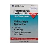 Permethrin Lotion 1% Lice Treatment Single Application by ALPHARMA - 2 Oz