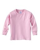 Rabbit Skins Toddler 5.5 oz. Long-Sleeve T-Shirt. 3311 - 4T - Pink