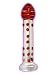 Plato Dawn e-Glass Dildo Enhanced with Bumps