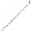 Tangle Free Spinning Pole -SILVER Pole, SILVER BALL TOP