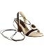 Kenneth Cole New York espresso leather 'Hoop I Did It Again' wedges Espresso (Dark Br...