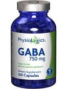 Physiologics - GABA 750 mg 100 caps [Health and Beauty]