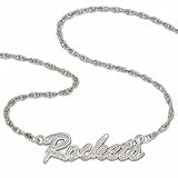 Houston Rockets Rockets Sterling Silver Script Necklace