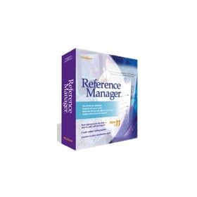 ISI Researchsoft Reference Manager 11 - Student Edition