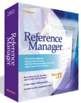 Software: ISI Researchsoft Reference Manager 11   Student Edition