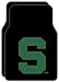 Michigan State Spartans ( University Of ) NCAA 18x26 Car Floor Mats