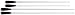 Mollard P Series Rosewood Baton, White 14 Inch