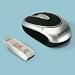 Pilotmouse Wireless Mini Optical Mouse for Notebooks, Silver - Same Day Shipping (orders by 3 pm), Next Day Delivery (in most cases)