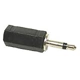 Cables To Go - Audio adapter - mini-phone stereo 3.5 mm (F) - mini-phone mono 3.5 mm (M) - black