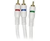 6 FT Component Video Cable Gold Plated 3-RCA HDTV 6ft