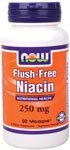 NOW Flush-Free Niacin 250 mg Vegetarian Capsules