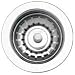 Blanco BBS-SS-B 3-1/2-Inch Basket Strainer, Stainless Steel Finish