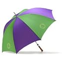 Wimbledon Golf Umbrella - Purple/Green